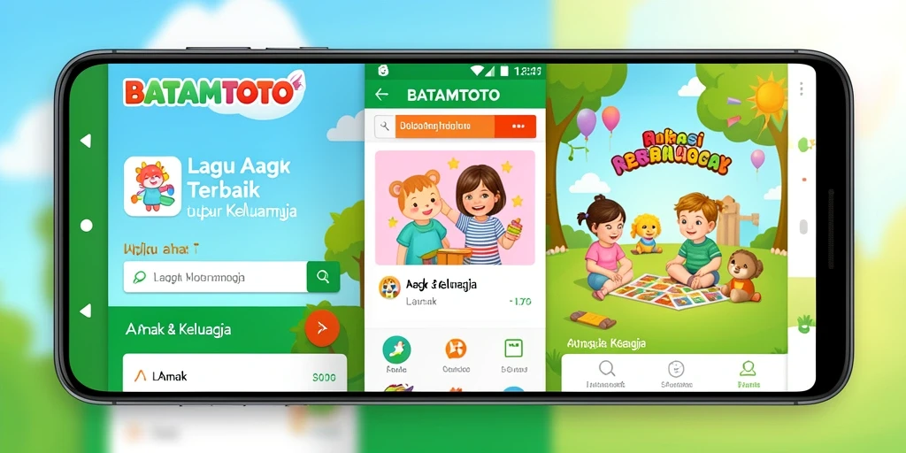 Antarmuka ceria dan ramah anak dari BATAMTOTO.