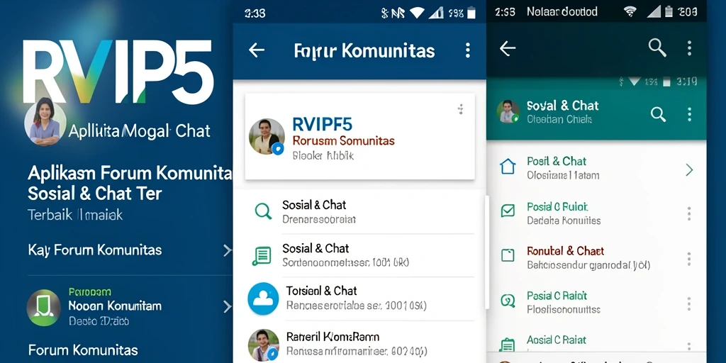 Antarmuka pengguna RVIP5 yang sederhana dan menarik.