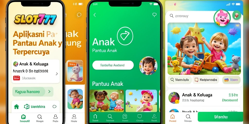 Tampilan antarmuka SLOT777 yang intuitif untuk memantau anak.
