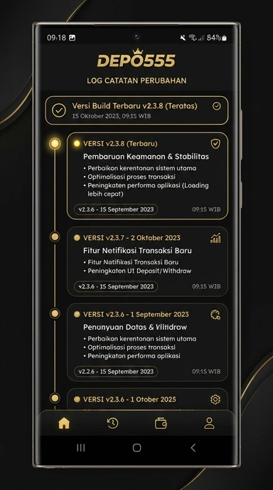 Riwayat Versi depo555 untuk Pengguna Android